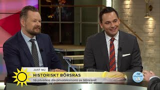 Så påverkas du av börsraset - Nyhetsmorgon (TV4)