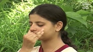 Yoga Exercise For Proper Breathing - Chandra Nadi Pranayama (Left Nostril Breathing)