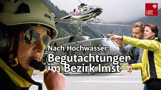 Nach Hochwasser: Begutachtung im Bezirk Imst