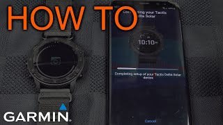 How to Pair and/or Unpair Garmin Tactix / Fenix with Phone