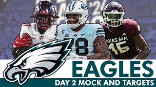 Philadelphia Eagles Round 2 NFL Mock Draft & Top Day 2 Draft Targets For 2024 NFL Draft; Eagles News