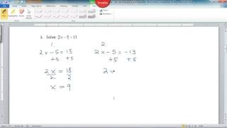 103 2.7(a) Absolute Value Equations - Towell