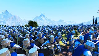 Рыцари штурмуют замок. \ Ultimate Epic Battle Simulator.
