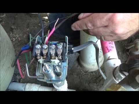 replacing a well pump pressure switch (burnt contact points) replacing a well pump pressure switch (burnt contact points)