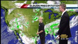 Kids Week: Junior meteorologist Kurt helps Kyle with his job