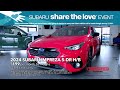 GREGORIS SUBARU Donut Ad NOVEMBER - Share The Love Event