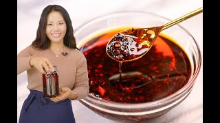 Extra Chili Oil: 辣椒油 How to Make Extra Smokey, Spicy & Flavorful!
