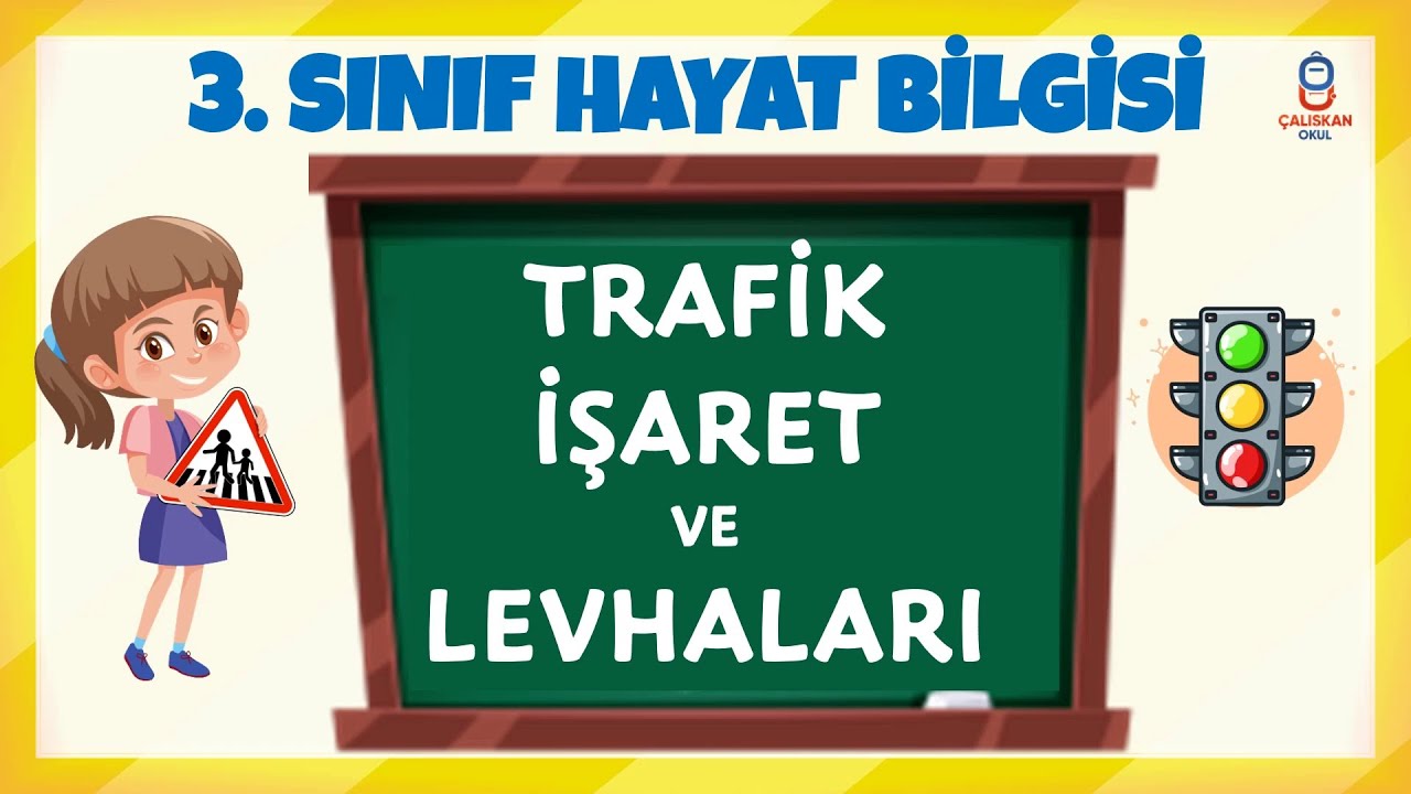 3. SINIF HAYAT BİLGİSİ - TRAFİK İŞARETLERİ VE LEVHALARI KONU ANLATIMI ...