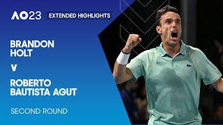 Brandon Holt v Roberto Bautista Agut Extended Highlights | Australian Open 2023 Second Round