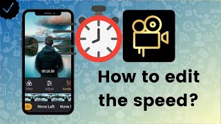 How to edit the speed of the video on Film Maker Pro?