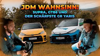 JDM WAHNSINN! Supra, GT86 und der schärfste GR Yaris | 4k | Test | Carporn | Toyota