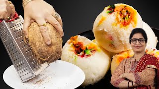 1 ताजे नारियल से - बनाये एकदम क्रीमी Ice Cream | Coconut Ice Cream | Nariyal Kulfi Ice Cream |