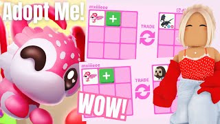 Trading New Cupid Dragon Valentine Pet in Adopt Me! (Roblox)