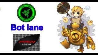 Bot lane paiN Razer by brTT and MiT