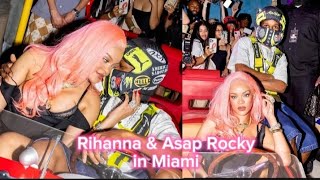 Rihanna and Asap Rocky at Puma collection launch in Miami (May 5,2024)