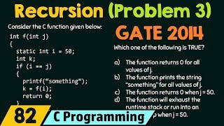Recursion (Solved Problem 3)