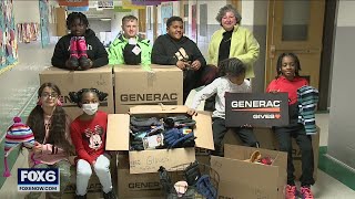 Generac donates cold weather gear to Waukesha students | FOX6 News Milwaukee