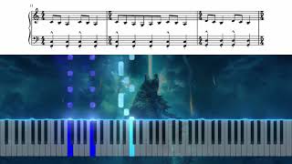 Godzilla: King of the Monsters - Main Theme - Piano Cover & Sheet Music