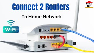 How to connect 2 routers on one home network 2023 |connecting two router to same network 2023