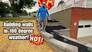 Versa Lok Retaining Wall Install