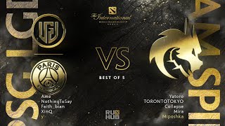 [RU] GRANDFINAL Team Spirit vs PSG.LGD  |The International 10| (Bo5)| Game 1|v1lat \u0026 XBOCT