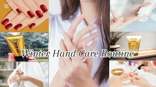 Winter Hand Care Routine || Manicure at home || Tips For Soft \u0026 Smooth Hands