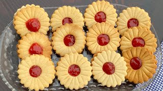 Eggless Jim jam cookies without oven | JAMMIE DODGERS COOKIE Without OVEN | No Egg, No Oven biscuits