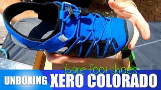 Xero Colorado Shoes unboxing and first impressions  Bare foot shoes