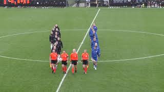 Germany WU17 and Bosnia \u0026 Herzegovina WU17 enter the pitch on 06.11.2024