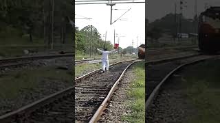 railway guard training !! how train stopped by gurad #shorts #like #indianrailways