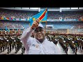 How DRC President Felix Tshisekedi arrived at Kinshasa's Stade des Martyrs for his swearing-in!!