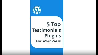 5 Top Testimonials Plugins for WordPress #shorts