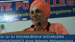 SET-Valuable words from Sri Sri Sri Shivanubhava Shivarudra Swamiji Belimata samstana