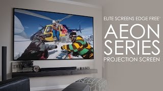 Elite Screens new EDGE FREE® Aeon Series Product Video