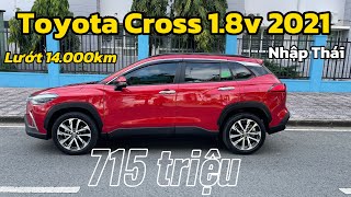 Toyota Cross 1.8V 2021 lướt 14.000km | Xe 5 chỗ gầm cao nhập Thái | Đạt Auto Sài Gòn