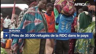 Burundi : près de 35 000 réfugiés de la RD Congo dans le pays