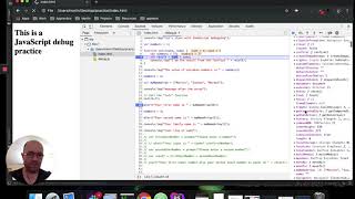 JavaScript debugging 03 - Debugging using watch expressions