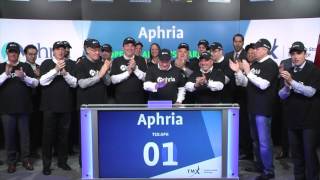 Aphria Inc. opens Toronto Stock Exchange, April 7, 2017