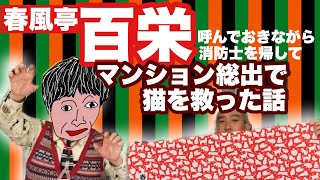 【春風亭百栄】マンション総出でネコを救った話