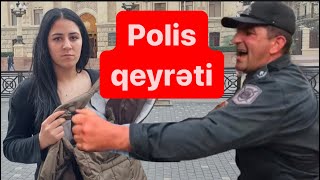 Biabırçılıq: Polis əlini qızın alt paltarına soxur, deyir, qeyrətini qoruyuram