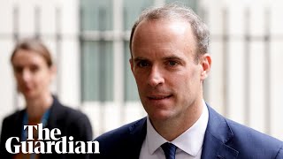 UK foreign minister Dominic Raab appears before parliamentary committee – watch live