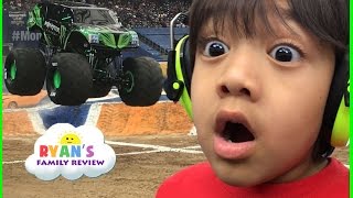 Giant Monster Truck show and pit party with children play area family fun trip