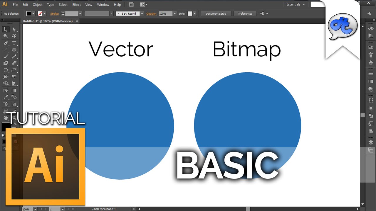 Adobe Illustrator | TUTORIAL #1 : BASIC (Bahasa Indonesia) + Eng Sub ...