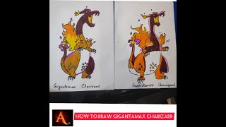 How to draw Gigantamax Charizard|Pokemon Sword and Shield