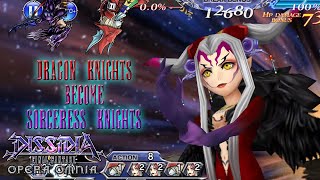 DFFOO JP - Dragon Knights Become Sorceress' Knights - Maxed Ultimecia Showcase!