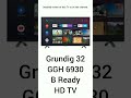 GRUNDİG 32 GGH 6930 B READY HD TV #shorts