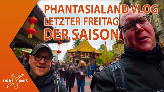 Phantasialand Vlog | Letzter Freitag der Saison 2022/2023 | by RideXpert in 4K