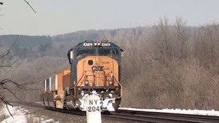 HiDef: Starting 2017 on CSX's Mohawk Sub Feat. CP, NS, BNSF, UP \u0026 More. 1-7-17.