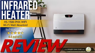 Heat Storm HS 1500 PHX WIFI Infrared Wifi Wall Mounted Heater REVIEW