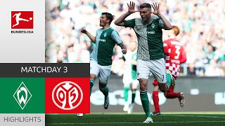 SV Werder Bremen - 1. FSV Mainz 05 4-0 | Highlights | Matchday 3 – Bundesliga 2023/24